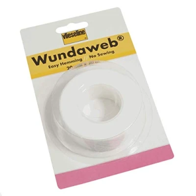 Afbeelding van Vlieseline Wundaweb Wonderweb 20 mm x m naadloze zoomband om op te strijken