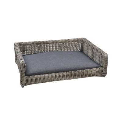 Afbeelding van Hondenmand Comfort Kunstriet Bruin 65x48 cm