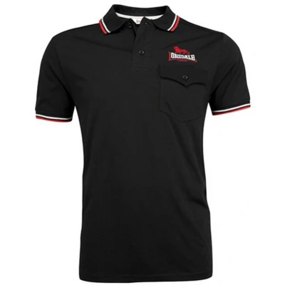 Afbeelding van Lonsdale London Lynton Poloshirt zwart M Katoen Rockabilly, Street wear