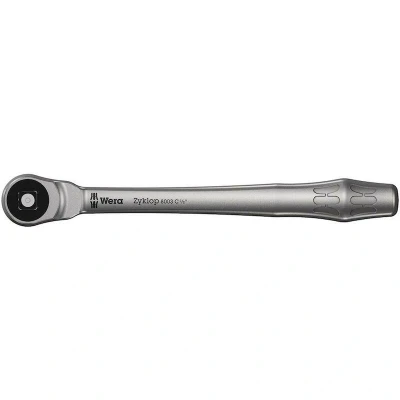 Image de WERA 8003 C Zyklop Cliquet métallique avec carré perforant entraînement 1/2&quot; (1/2&quot; x 281 mm) 05004063001
