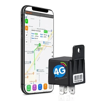 Afbeelding van Sinotrack 4G Auto GPS Tracker, ST 907L Relay Mini Tracker Voertuig Apparaat voor Motorfiets Truck Taxi, Realtime Positionering, Brandstof Remote Snijden