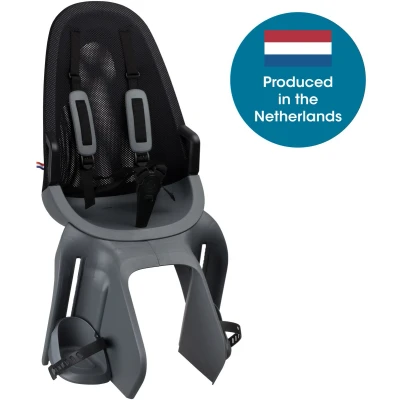 Afbeelding van Qibbel Air Fietsstoeltje Achter Bagagedrager bevestiging Sparkling silver