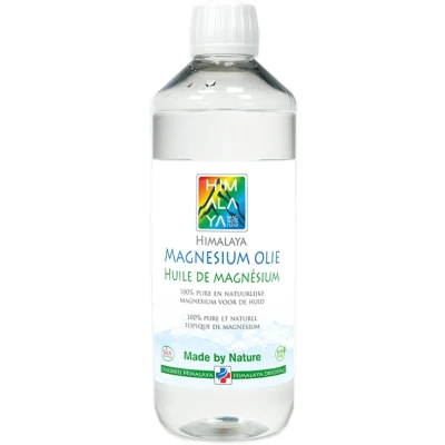 Afbeelding van Magnesiumolie van Himalaya Magnesium olie 1 Ltr navulfles voor Magnesiumspray fles spieren