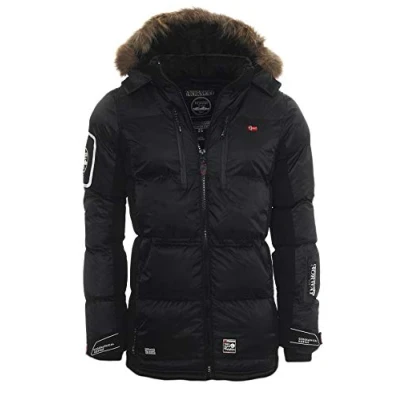 Afbeelding van Geographical Norway Danone heren donsjas, zwart.