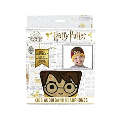Afbeelding van Harry Potter kinder koptelefoon hoofdband volumebegrenzing zacht fleece wasbaar (3 8j)