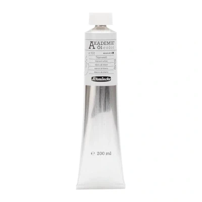 Afbeelding van Schmincke AKADEMIE® Oliekleur fijne olieverf voor kunstenaars titanium wit 200 ml