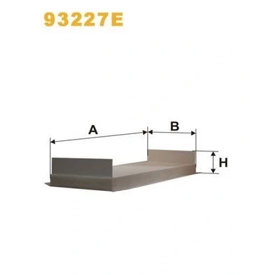 Afbeelding van WIX FILTERS 93227E Interieurfilter Stoffilter 465 176 70