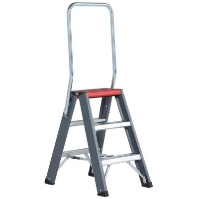 Image de ALTREX Falco escabeau double (FDO) 3 marches avec support pliant 192423