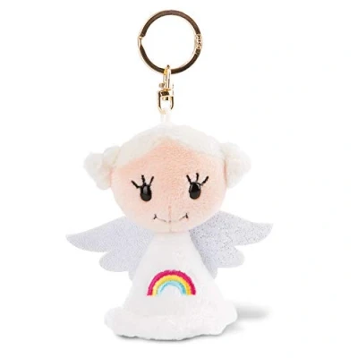 Afbeelding van NICI 47062 Sleutelhanger beschermengel met regenboog 9cm