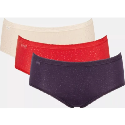 Afbeelding van sloggi Basic+ Midi C3P Holiday Dames Onderbroek MULTI COLOUR Maat 38
