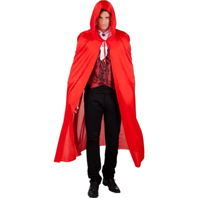 Afbeelding van Boland Cape Dusk rood Volwassenen Vampier Halloween en Horror