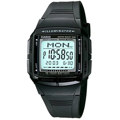 Afbeelding van Casio DB 36 1AVEF Horloge 36.6 mm Kunststof Zwart