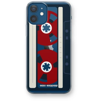 Afbeelding van Case Company® hoesje geschikt voor iPhone 12 Here&#039;s your tape Soft Cover Telefoonhoesje Bescherming aan alle Kanten en Schermrand