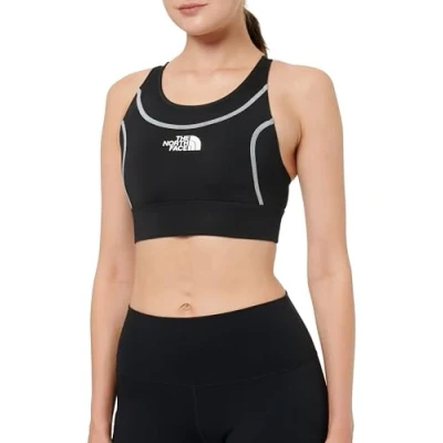 Afbeelding van The North Face Hakuun BRA Sportbh met light support, Dames, Maat: Small, Black