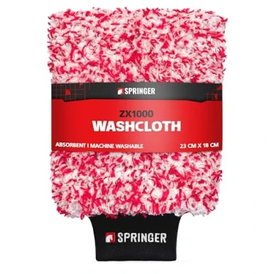 Afbeelding van SPRINGER ZX1000 Autowashandje 100% krasbestendig en zacht voor oppervlakken zeer absorberend gemaakt van microvezel handschoen alle voertuigen