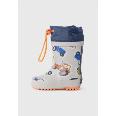 Afbeelding van Playshoes Bottes de pluie en caoutchouc pour garçon Unisexe Tracteur Taille 20 EU, Tracteur., EU