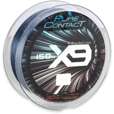 Afbeelding van Iron Claw X9 Braid Grey 0.13mm (150m) Gevlochten lijn