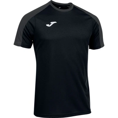 Afbeelding van Joma Eco Championship Shirt Korte Mouw Heren Zwart / Antraciet Maat: M