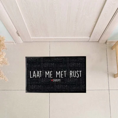 Afbeelding van #DARUM! Deurmat 123vloerkleed.nl is de online webshop voor vloerkleden en woonaccessoires.