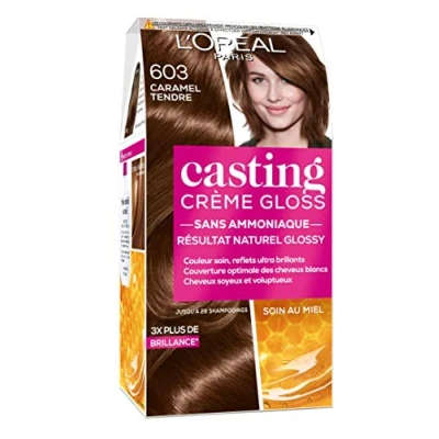 Afbeelding van L&#039;Oréal Paris Casting Crème Gloss toon op haarkleur zonder ammoniak karamel (603)