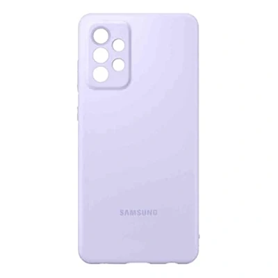 Image de Coque de protection silicone pour smartphone Samsung Galaxy A72 Violet