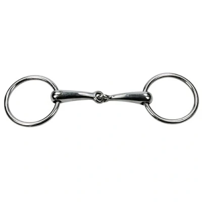 Image de BR Mors de Filet Poney Massif 14mm RVS 9,5cm