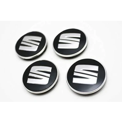 Afbeelding van Originele Seat accessoires 4 stuks aluminium wielbeschermkappen 5F0601171CBX