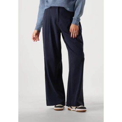 Afbeelding van MSCH Copenhagen Mschhenrika Hw Pants Broeken Dames Donkerblauw Maat XL
