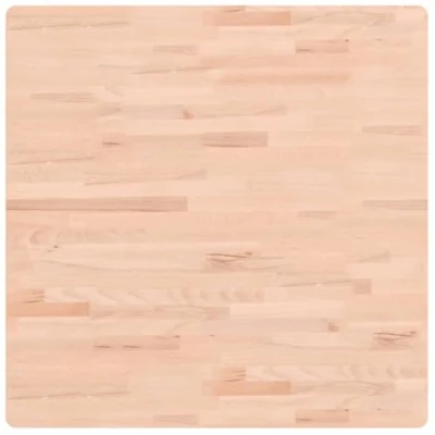 Afbeelding van Tafelblad vierkant 80x80x2,5 cm massief beukenhout