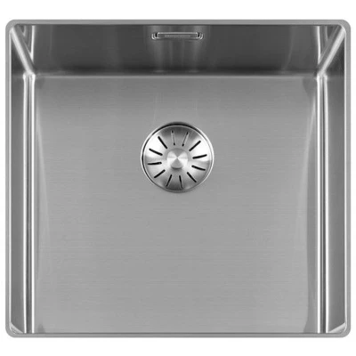 Afbeelding van Lorreine 40SL1016 Slim spoelbak 40x40cm vlakinbouw RVS