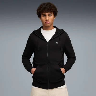 Image de PUMA Essentials Elevated Hoodie Men, Vêtements, Noir, S