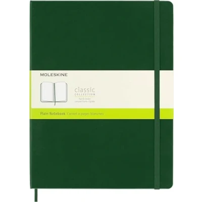 Image de Carnet à feuilles blanches Moleskine Clasic Couverture Rigide Taille XL Vert