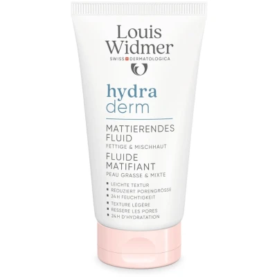 Afbeelding van Louis Widmer Hydraderm Matterende Fluide Licht Geparfumeerd Crème 50ml