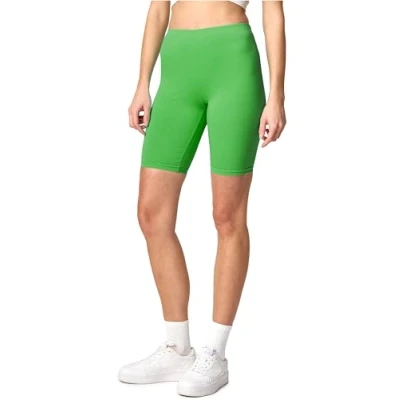 Afbeelding van Merry Style MS MS10 200 LE Dames Leggings Sport Vrijetijdsbroek Kort Katoen Sporbroek Yogabroek Groen L