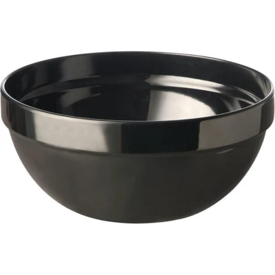 Afbeelding van Melamine kom &quot;casual&quot; Zwart ø10 cm