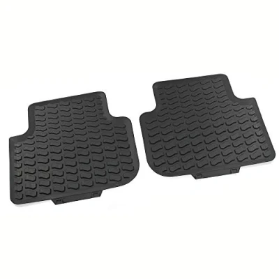 Afbeelding van Audi 83A061511041 Rubberen vloermatten voor alle seizoenen, 2 stuks, zwart