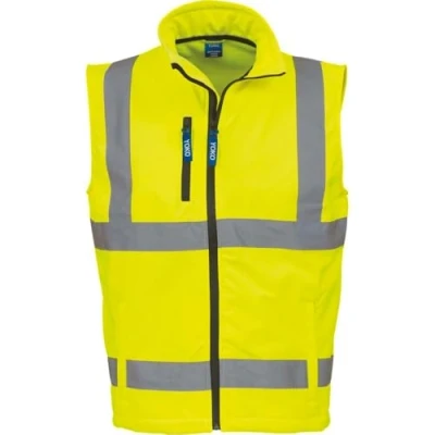 Afbeelding van Yoko Signalisatiegilet van softshell YHV006 Hi Vis Yellow