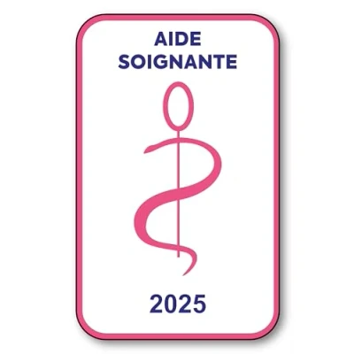 Afbeelding van SIGNAL SAFETY Sticker Caduceus vignet 2024 voor voorruit in Vitrophanie V6 verzorgende hulp