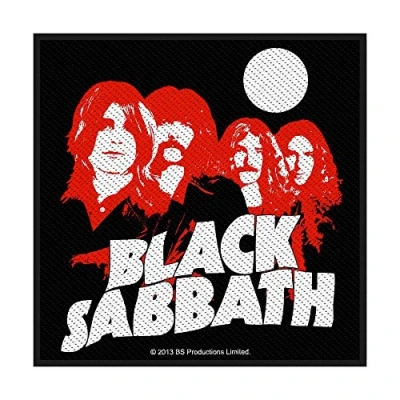 Afbeelding van Black Sabbath Red Portraits Patch Zwart