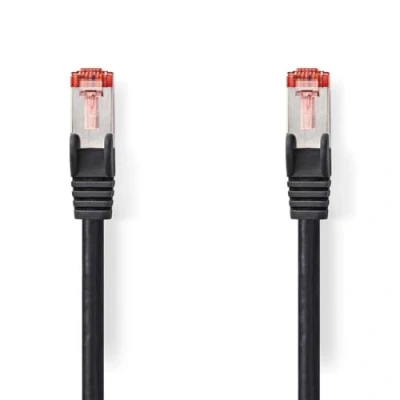 Afbeelding van CAT6 kabel RJ45 Male S/FTP 7.50 m Rond LSZH Zwart