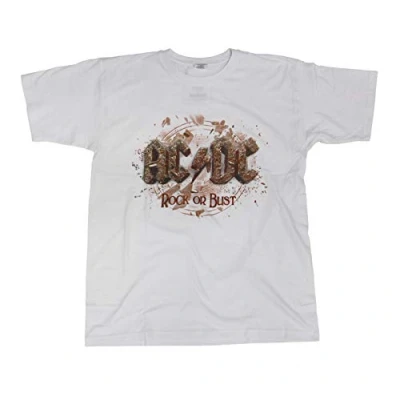 Afbeelding van AC/DC Rock or Bust T shirt voor heren