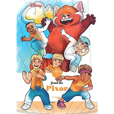 Afbeelding van Grand Bloc Disney Pixar Hachette Heroes Kleurboek voor volwassenen
