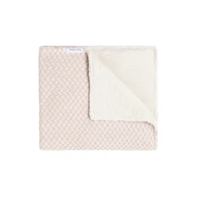 Afbeelding van Baby&#039;s Only Wiegdeken Happiness Oud Roze/Ecru