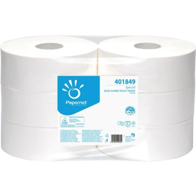 Afbeelding van Papernet toiletpapier Special Maxi Jumbo, 2 laags, 1180 vellen, pak van 6 rollen