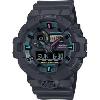 Afbeelding van G Shock Sporthorloge GA 700MF 1AER, zwart, sportief, zwart., Sportief