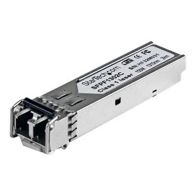 Image de StarTech.com Cisco compatible module Transceiver SFP mini GBIC à Fibre Optique Multimode LC 100 Mb/s, DDM 2 km transmetteur (mini GBIC) Fast Ethernet