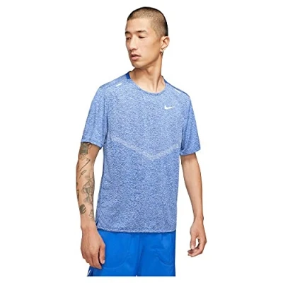 Afbeelding van Nike Performance RISE Sport Tshirt, Heren, Maat: Small, Blau