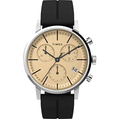 Afbeelding van Timex Midtown Chronograaf, Maat: One Size, Black/champagne