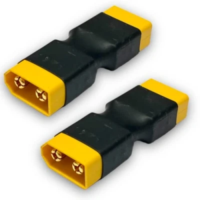 Afbeelding van XT60 mannelijk naar adapter voor 2 polige 60A mannelijke lipo batterij