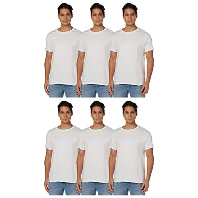 Afbeelding van Hanes T shirt heren, Wit.